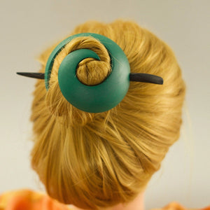 Wooden hair clip No. 405  FUNKY