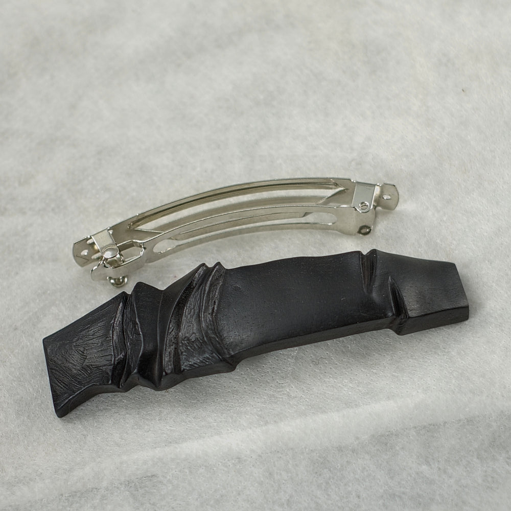 Ebony wooden hairpin No. 123
