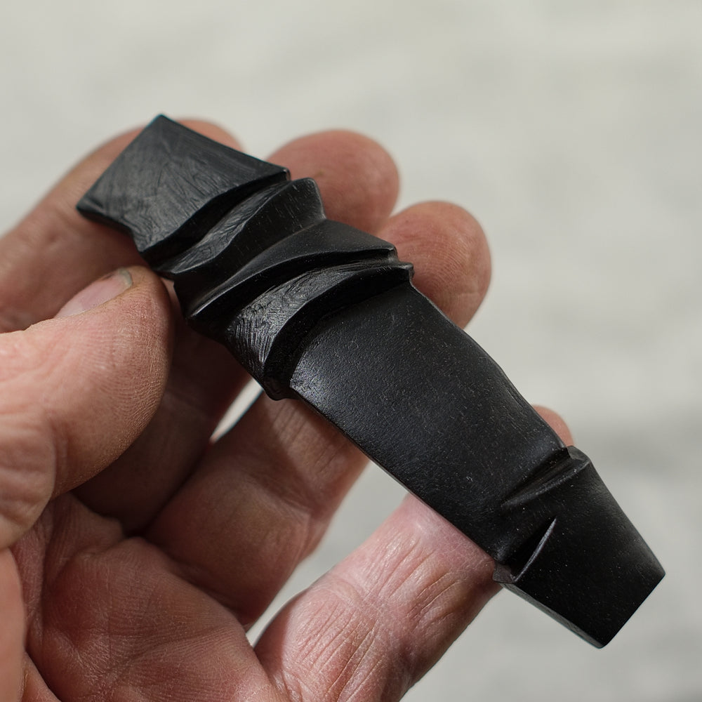 Ebony wooden hairpin No. 123