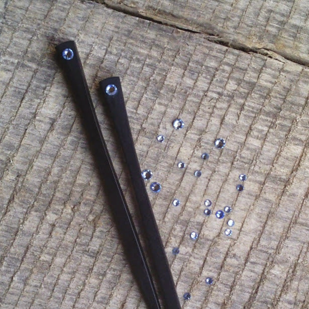 Ebony needles with Shatone no. 712 - HPstylstudio